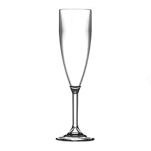 Plastic Champagne Fluit, 12 Pack | 6.6oz | Hergebruik 100 keer – Catering kwaliteit Kunststof Glaswerk | Vrijwel…