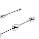 Kutocesy BDSM Edelstahl Penis Plug Harnröhren Sounding Dilator Kleine Männliche Harnröhre Stimulation Masturbation Spielzeug Bar (S)