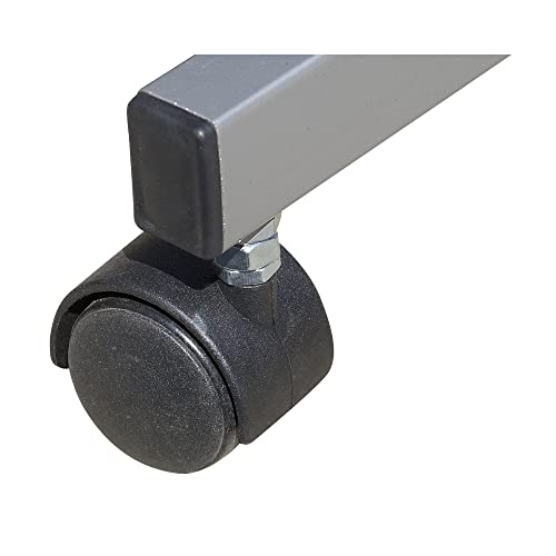 Art Expo Metal Art Professional Print Rack, Holds Posters, Prints, Canvas Art For Shows & Storage, Mobile With Rolling Casters Size 22"Hx34"Wx6"D #TOP3