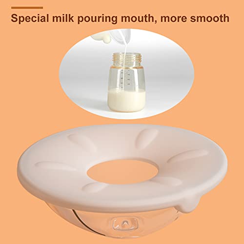 Extractor de leche portátil de silicona, 2 piezas miniatura 6