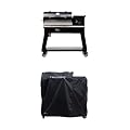 recteq Patio Legend 400 Pellet Smoker Grill with Wifi & App Connectivity, Outdoor Smokers Grills, Temp Range 180° to 700+°, Pellet Smoker Grill + Cover