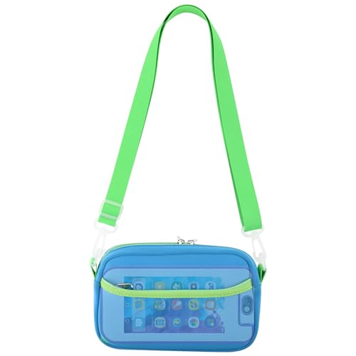 Beautyflier Kids Crossbody Phone Bag Compatible with VTech KidiBuzz 3 / for KidiBuzz G2 Phones for Kids Phone Travel Case Electronics Smart Device KidiConnect Shoulder Bag (Blue)