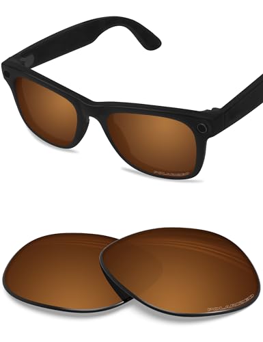 Image of BLAZERBUCK Photochromic Replacement Lenses Compatible with Ray-Ban Meta Wayfarer RW4008 | RW4012 (Gen 2) 53mm Smart Glasses