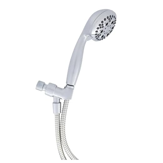 Danco Handheld Shower Head with 5 Spray Settings in Chrome, (12152)