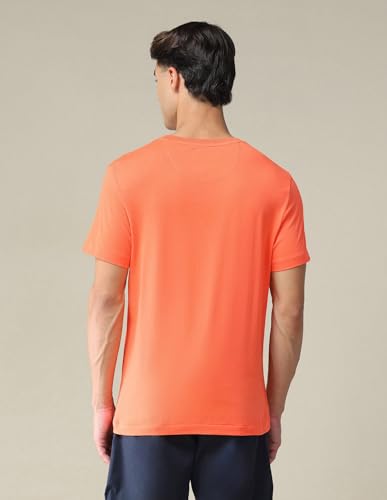 Image of U.S. Polo ASSN. Knitted Slim Fit Cotton T-Shirts for Men - Breathable & Comfortable, Half Sleeves Mens Casual T Shirts