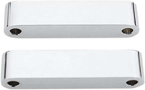 Russ Wernimont Designs 1.2in. Front Chrome Fender Spacers for 21in. Wheels with 3in. On-Center Holes RWD50059C