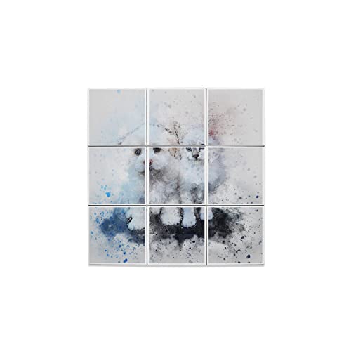 Carreaux Céramique Décoratif Cadeau Idéal Amateurs Chiens Chats Art