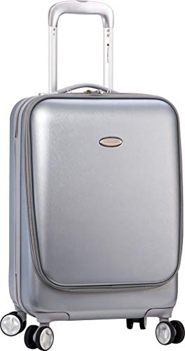 Snowbal Valise Cabine Robust avec Compartiment Ordinateur Portable + TSA - Gris Cover