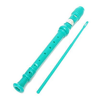 Indian Collectible - Flauta soprano de 8 agujeros con varilla de limpieza y funda
