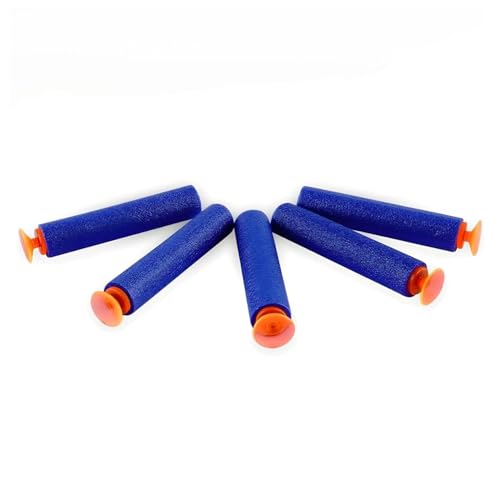 Image of VERAT Hollow Out Soft Foam Refill Darts for N-Strike Elite Series Blasters (Suction-Bullet-Blue, Pack of 150)