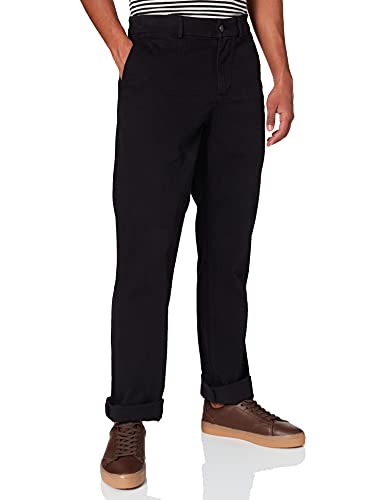 Pantalons Homme Slimmy Chino Tap Luxe Performance Sateen Stretch Confortable Noir