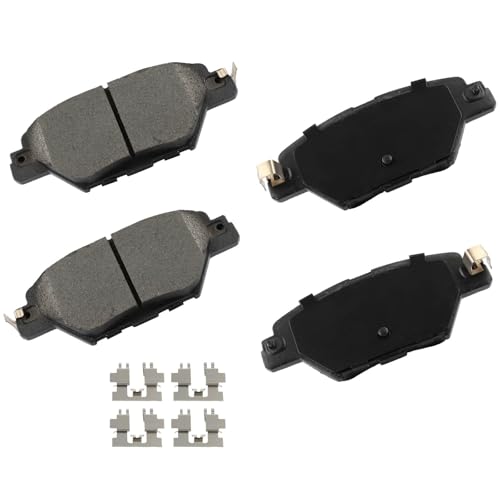 Image of cciyu D1934 Rear Ceramic Disc Brake Pads Kit For Mazda For CX-9 2016-2023