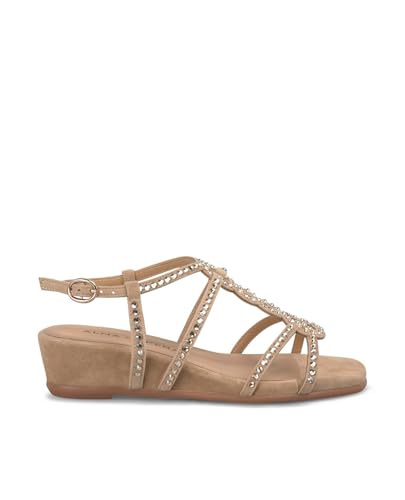 Alma en Pena. Damensandalen mit Absatz., braun, 39 EU