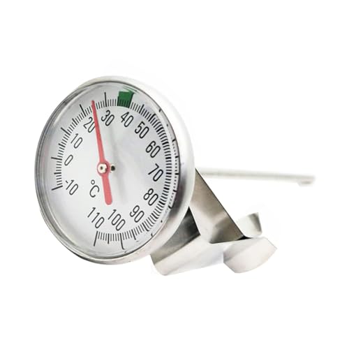 FUNOMOCYA Dual Metal Stainless Steel Food Kitchen Cooking Baby Bottle Probe Type Easy to Use Fast Temperature Readings