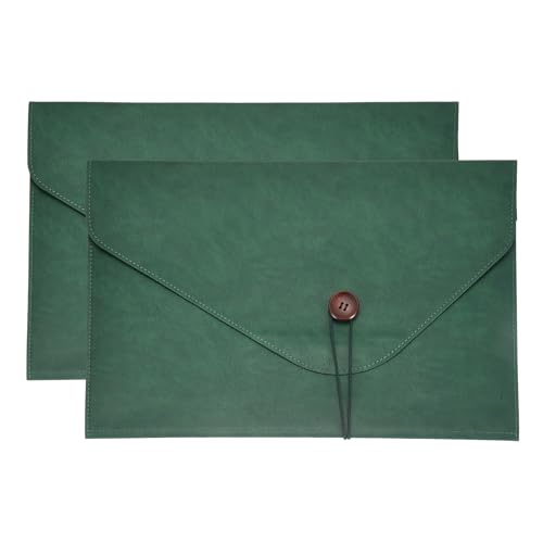 Carpeta A4 de cuero PU para mantener tus documentos ordenados en la oficina y el hogar