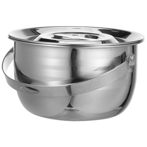 Marmite à ragoût pour éviter d'attacher les aliments cuisine saine en inox 18 cm