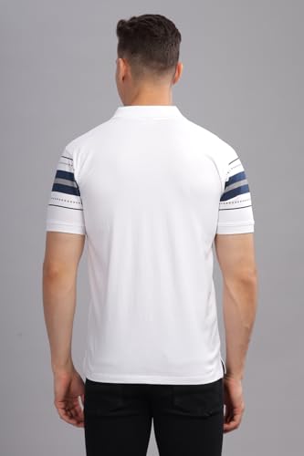 Image of ADRO Regular Fit Polo T-Shirt for Men| Printed Polo T-Shirt | Cotton Polo T Shirt