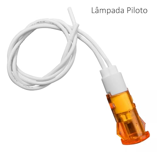 Kit 5x Termostato Capilar Com Luz Indicadora Automatico Desliga/Liga 50°-300°C, AC 250V/16A, 50/60Hz