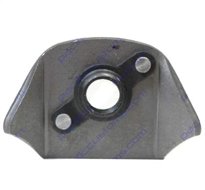 Pacific Customs Mounting Tab with 3/8-24 Threaded Nut 1/8 Thick to Weld On The Side of A Tube, Pack of (10)