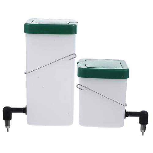 Happyyami 2Pcs Water Bottle for Rabbits Automatic Bunny Water Dispenser Leak Design Easy to Clean for Rabbit Cages
