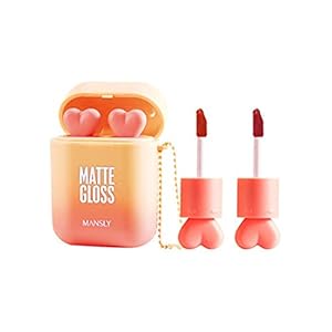 Lápiz labial para auriculares, esmalte de labios mate, lápiz labial duradero para maquillaje de labios, brillo de labios…