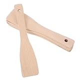 HEALLILY 6pcs Wood Utensil Pizza Turner Cheese Spatula Cook Serve Bake Grill Reusable Tool