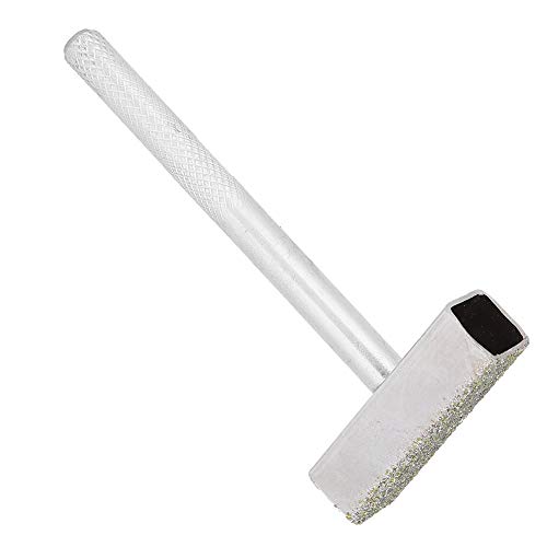 Metal Alloy Wheel, Dressing Tool with Grain for Grinding Wheel Shaping, Fast & Easy End Face & Sharpening Tool 105mm Total Length