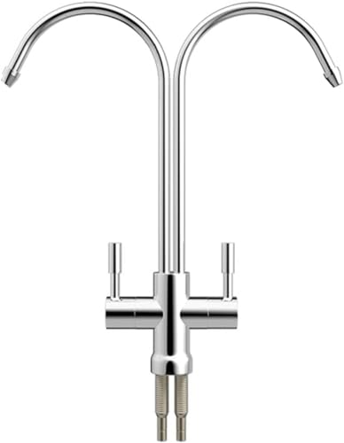 Grifo de Cocina Giratorio de 360° con Filtro de Agua Potable y ósmosis inversa para Agua Potable Limpia. Diseño Duradero y Elegante.
