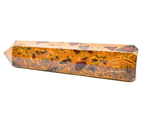 Image of Amazing Gemstone Fruit Jasper Crystal Towers - Natural Healing Crystal Point Obelisk for Reiki Healing and Crystal Grid (3 inch to 4 inch INCH)