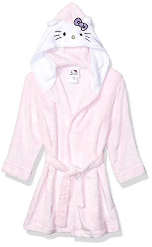 Hello Kitty - Albornoz de felpa con capucha para niña -  Rosa -  X-Small