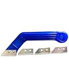 8-Inch Angled Grout Hand Saw with 1/8-Inch Diamond Surface Blades for Tile Grout Cleaning (4 Piece Set) (4 Piece Set)