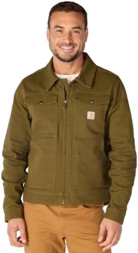 Carhartt Men's Rugged Flex® Duck Berwick Jacket, Burnished Logs