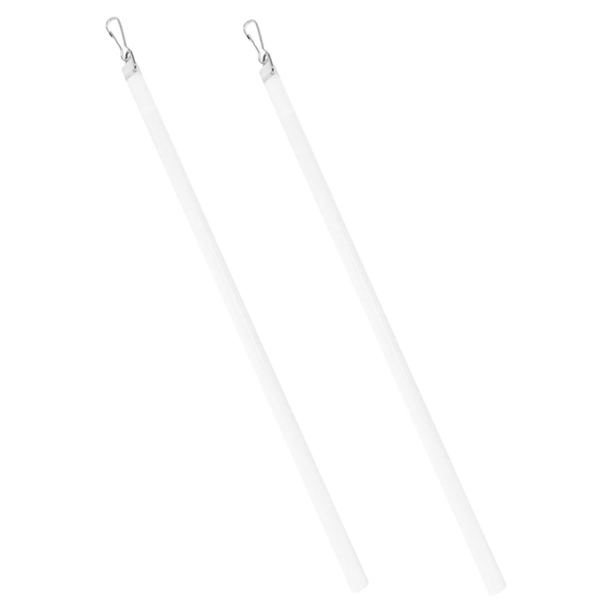 Shimeyao Vorhang-Zugstäbe Aus Acryl – 10 Stück à 91,4 Cm, Schwarz, Mit Ringen & Haken Für Einfaches Öffnen