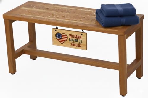 Decoteak EcoDecors Eleganto Shower Bench