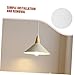 BESPORTBLE Heat-resistant Fabric Lampshade Non-glare Cover for Ceiling Lights Easy Install Diffuser for Baby's Eye Protection
