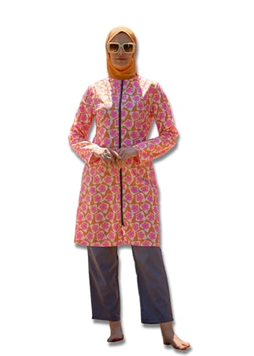 Modest Swimwear for Women 3-Piece Set - Parachute Burkini Set - Islamic Full Cover Swimsuit
