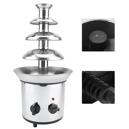 Electric Chocolate Melting Machine 4 Tiers Fondue Fountain for Events - Image 5