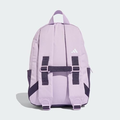 adidas Mixte enfant LITTLE KIDS LOGO BACKPACK, Powder Plum/Aurora Plum, One size