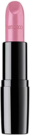 ARTDECO Perfect Color Lipstick I frosted rose I glide-on lipstick with rich color & plumping effect I creamy, pearly finish I hyaluronic acid has a plumping effect I lip plumper I lip care I makeup I 0.14 Oz