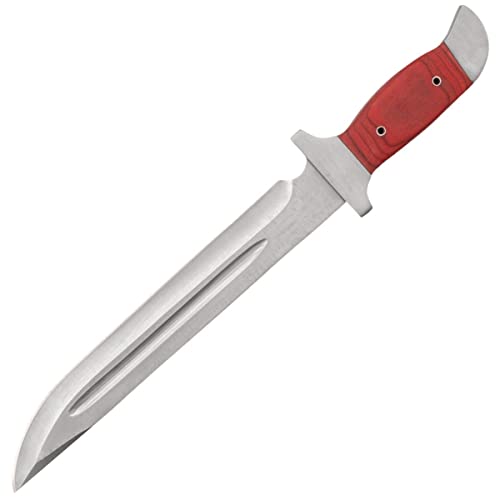 Faca de Caça Churrasco Camping Pesca Fulltang Extremamente Afiada Luxo C/ Bainha