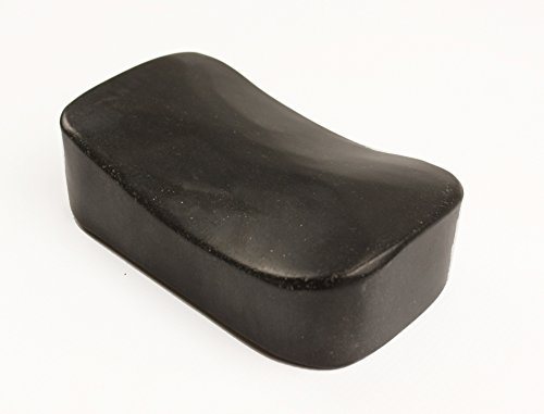 Art-of-Baan Hot-Stone Massage-Stein I großer Nackenstein für Wärmesteinmassage I heißer Basalt-Stein 16,5 x 10 x 5 cm I 1,5 kg polierter Stein extra groß I professioneller Wärme-Stein schwarz Cover