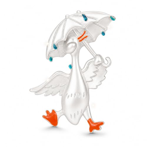 Image of Animal Brooch for Women Zirconia Rhinestone Abalone Shell Animal Lapel Pin Christmas Birthday Holiday Gift for Wife Mother Girlfriend Daughter