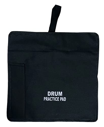 12'' INCHES 2 SIDED DRUM PRACTICE PAD +BAG+DRUMSTICKS ABSOLUTELY FREE