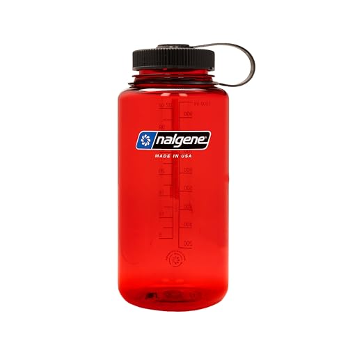 Image of Nalgene 32 oz Wide Mouth Water Bottle | BPA-Free, Durable & Leak Proof, Lightweight Bottle for Hiking & Gym, Work & Travel