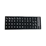  Desconocido Teclado de computadora SR Teclado estándar en español Pegatinas de Teclado Diseño de película Protectora con Letras del botón Alfabeto
