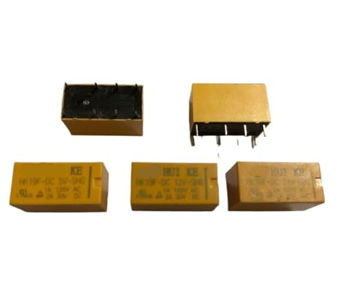 Mini relais HK19F DC12V DPDT 8 broches 2NO 2NC pour automatisme et domotique