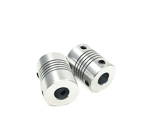 Rigid coupling,Stainless steel rigid coupling 2pcs D12L18 Aluminium Flexible Shaft Coupling CNC Stepper Motor Coupler Encoders Engraving Machine(4x5)