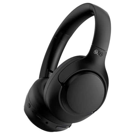 QCY H3 ANC Fone de Ouvido Bluetooth, Headphone com Cancelamento de Ruido, Hi-Res Audio, 60 horas Reprodução, Preto