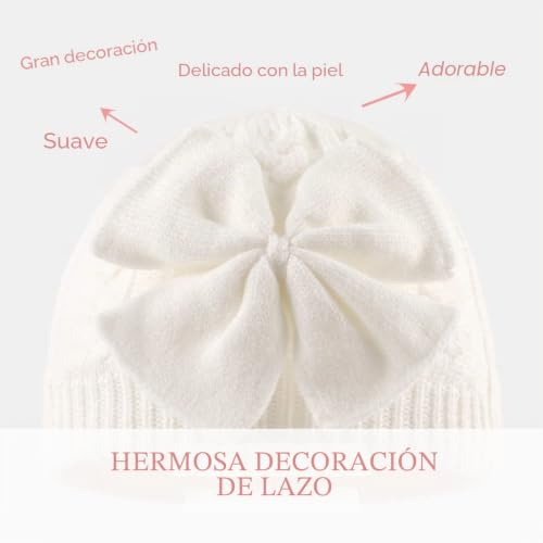 Gorro de punto para bebé XIAOHAWANG que protege sin causar rozaduras 4