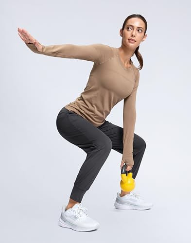 Image of SANTINY Women's Joggers Pants with Pockets Lightweight High Waisted Athletic Gym Workout Pants for Women Yoga Travel